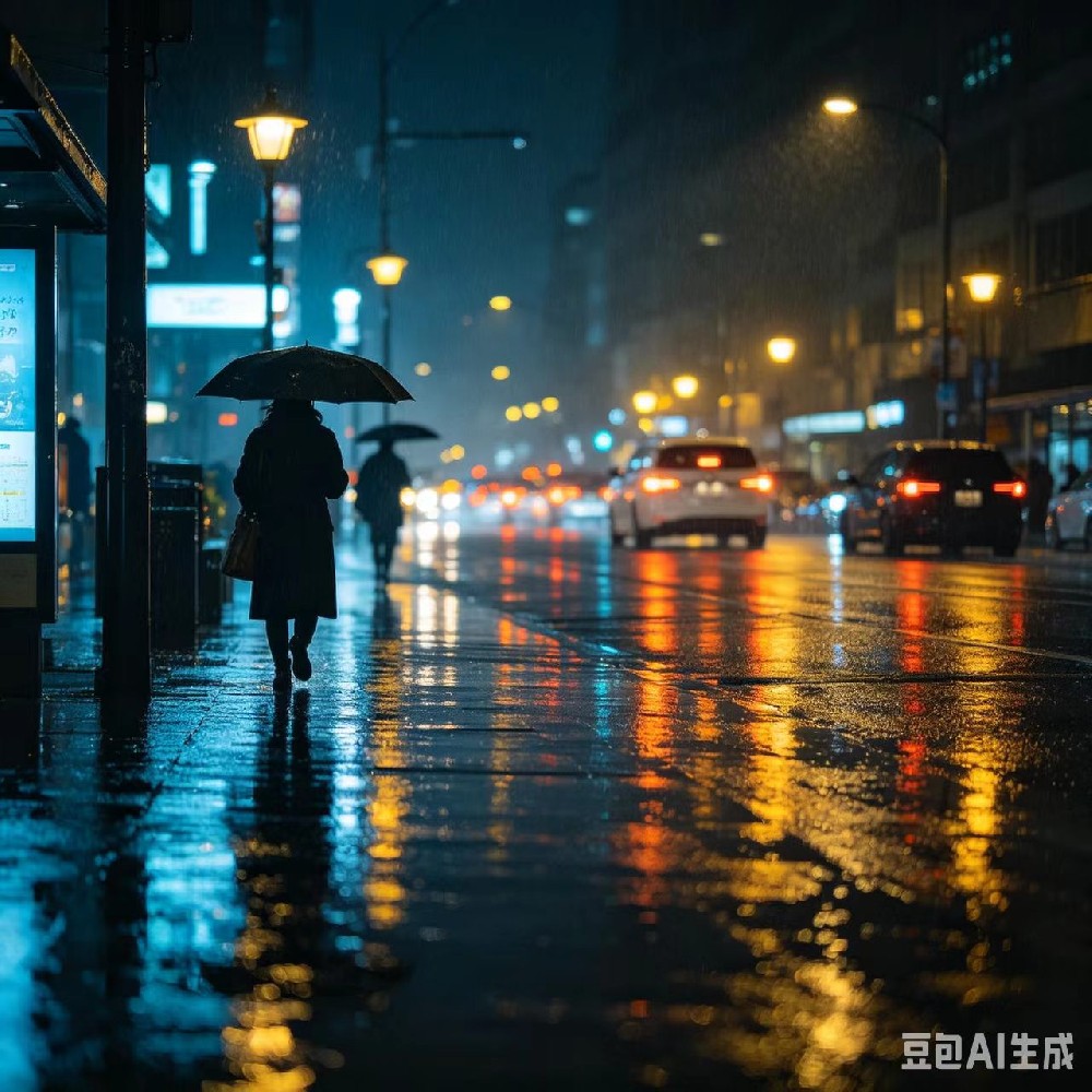 雨喧嚣路